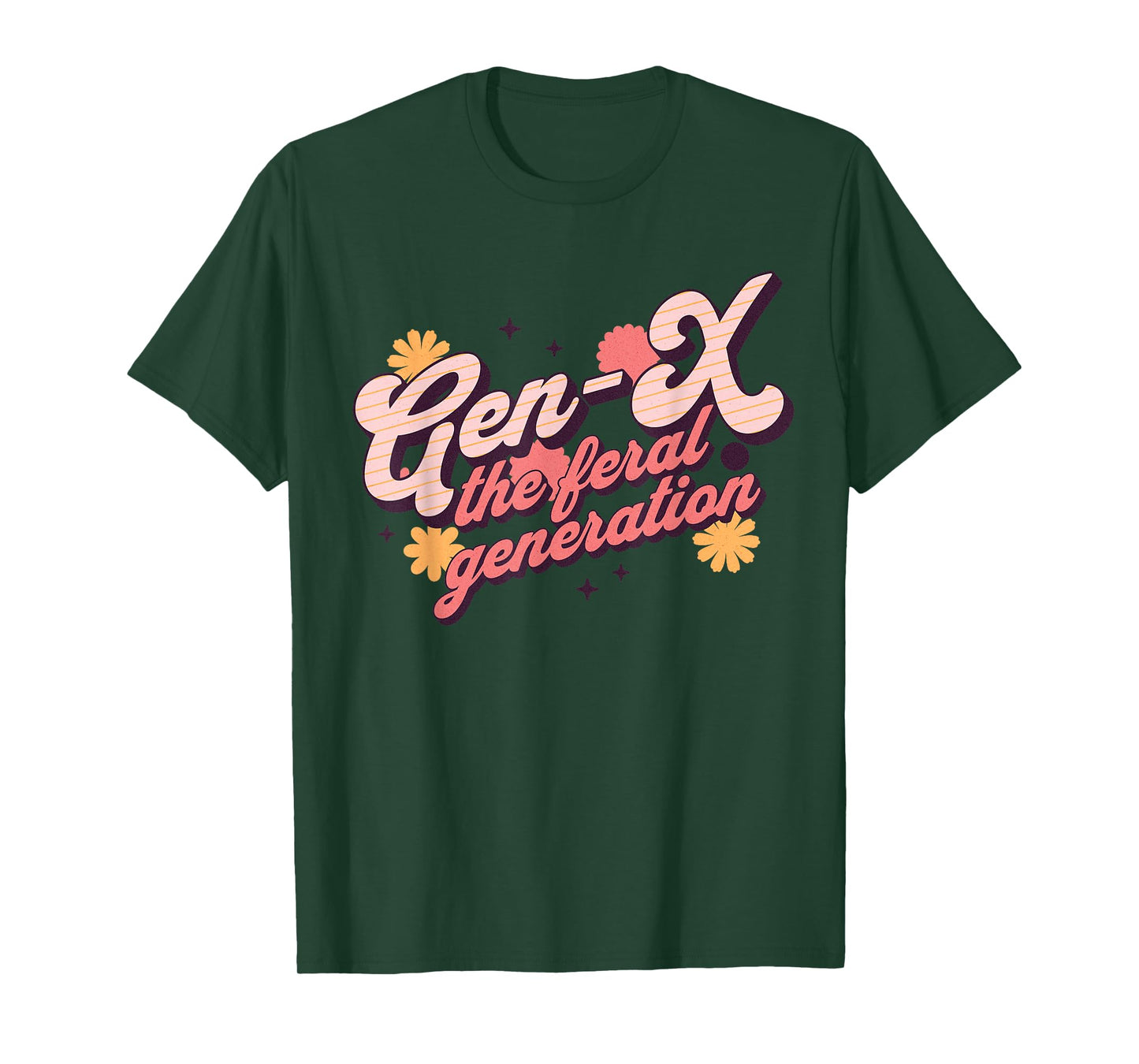 Gen X The Feral Generation Xers Retro Men Women T-Shirt