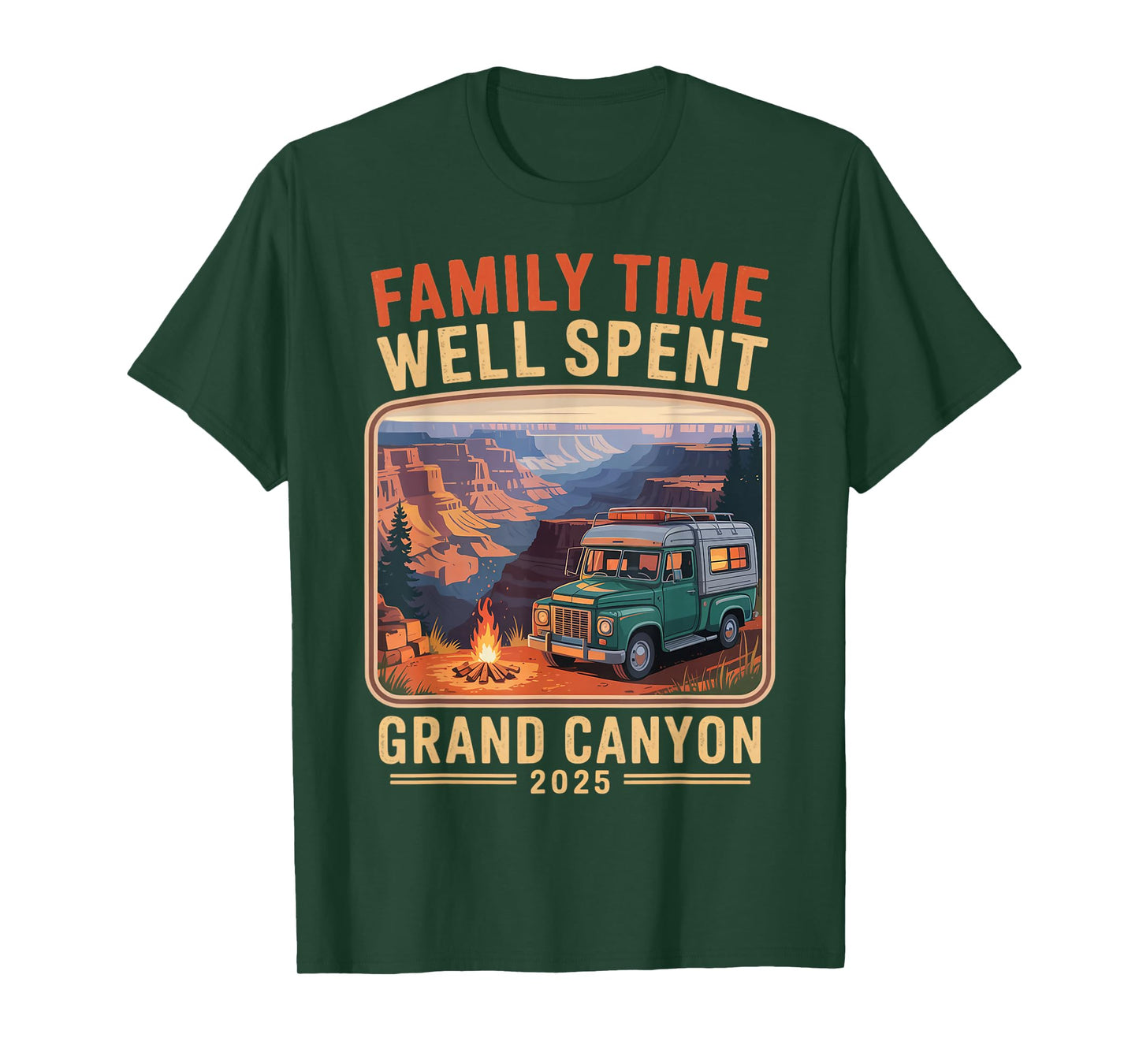 Family Time Well Spent Mountain Grand Canyon National Park T-Shirt