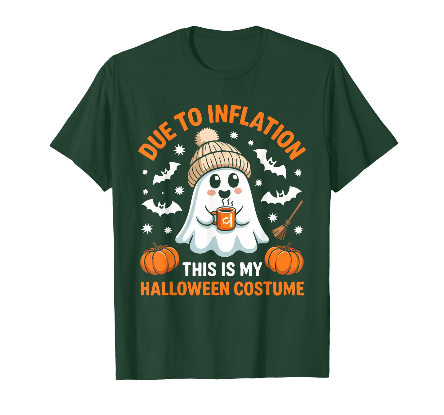 Pumpkin Halloween Costume Men Women Funny Halloween 2025 T-Shirt
