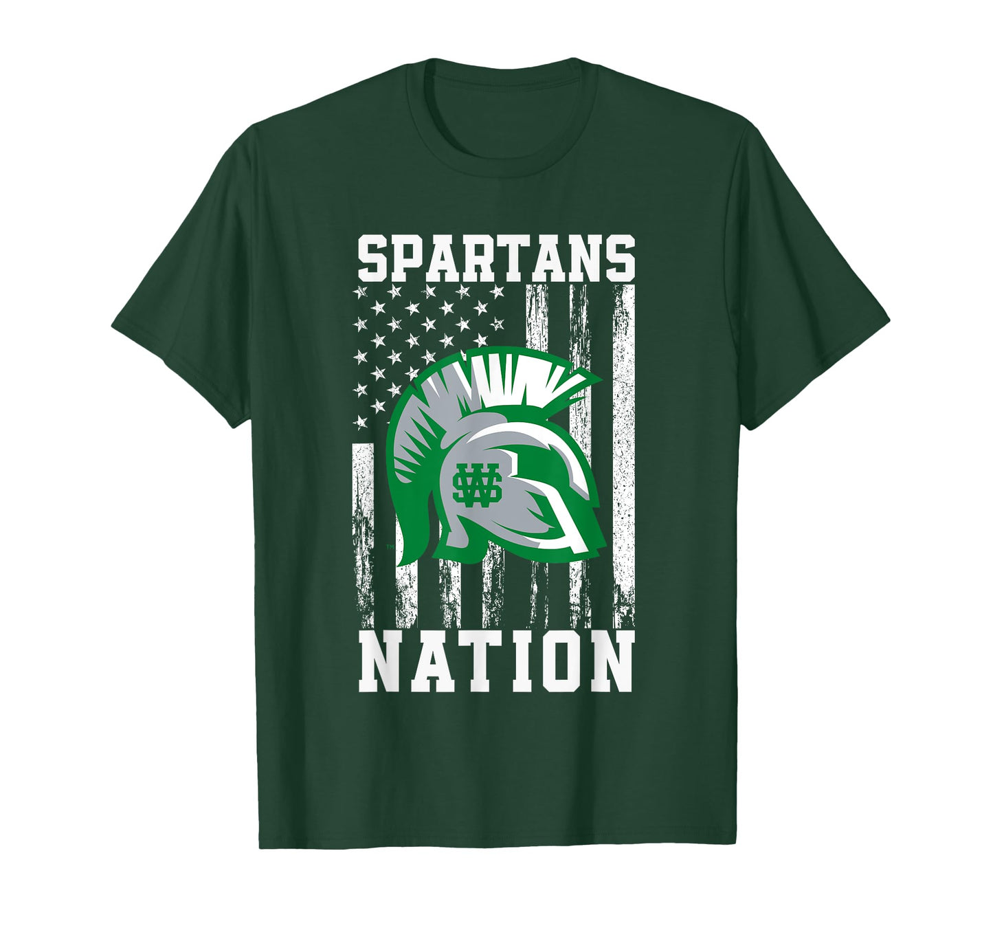 White Station Spartans Logo Nation HS T-Shirt