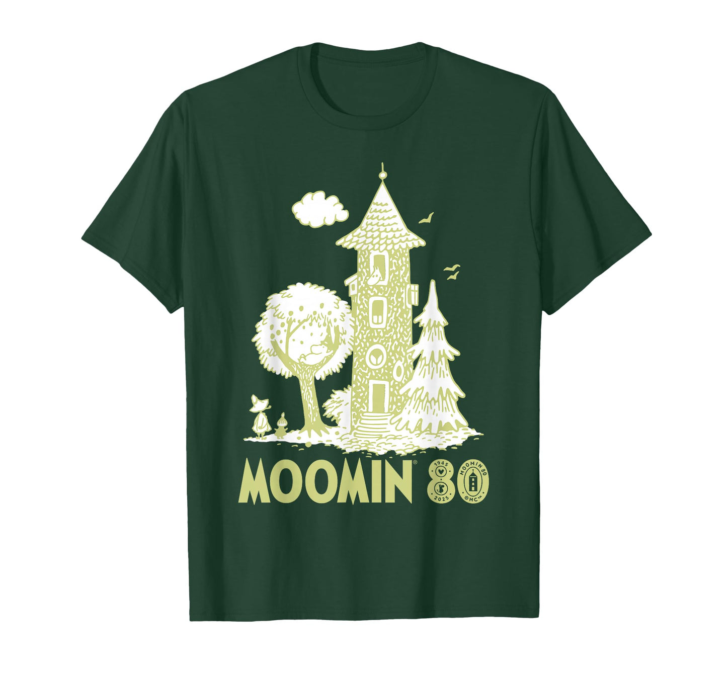 Moomin 80th Anniversary Moomin House Scene T-Shirt