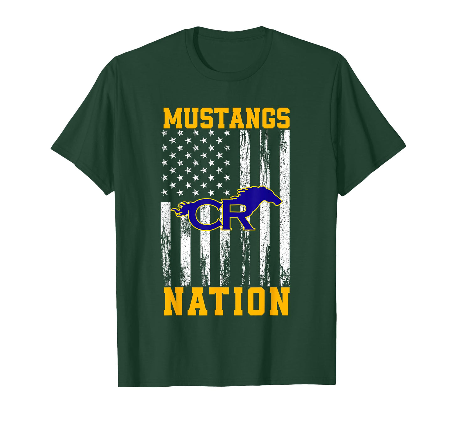 Cypress Ranch Mustangs Logo Nation HS T-Shirt