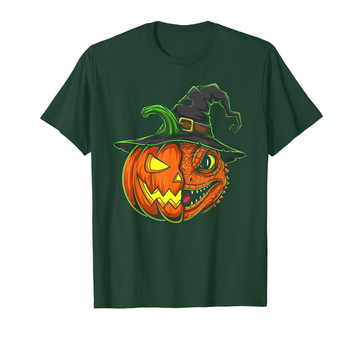 Lizard Pumpkin Jack O Lantern Halloween Kids Mens Womens T-Shirt