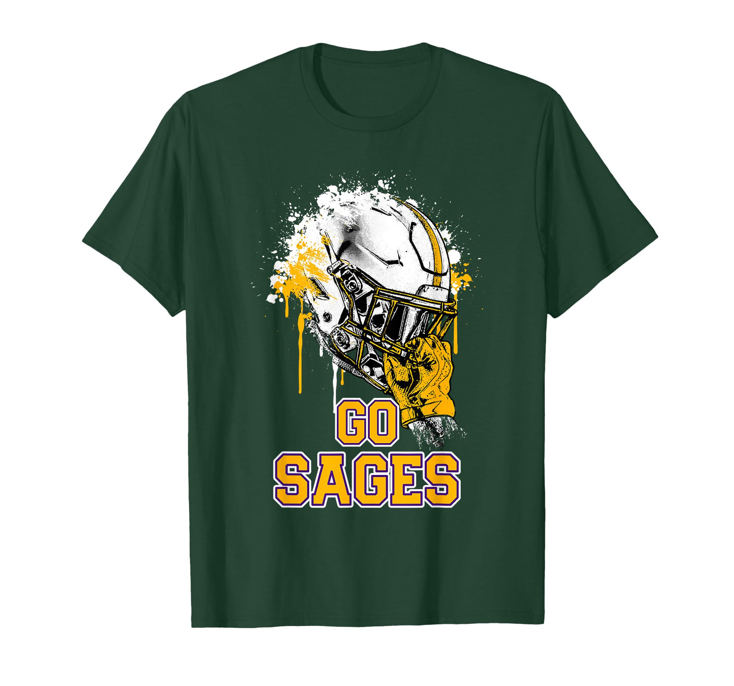 Monticello Sages Rising Helmet GO! T-Shirt