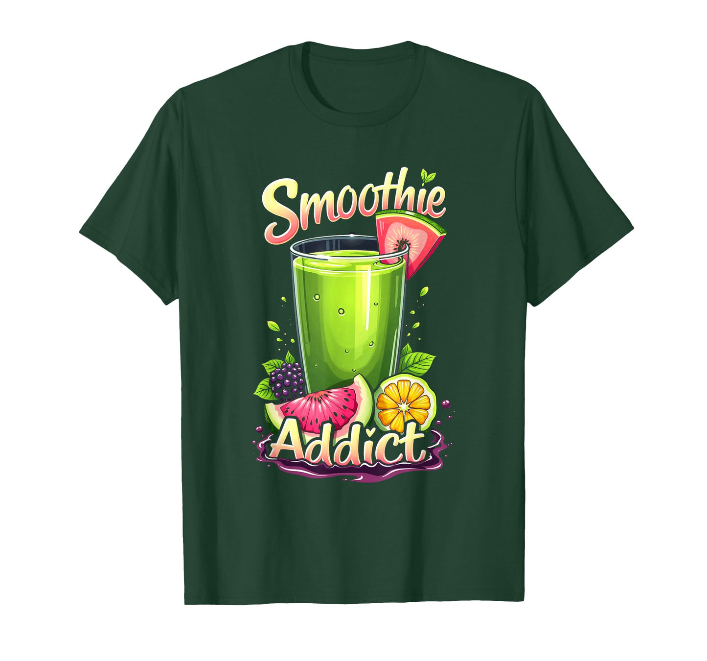 Smoothie Addict Health Drink Vegan Life T-Shirt