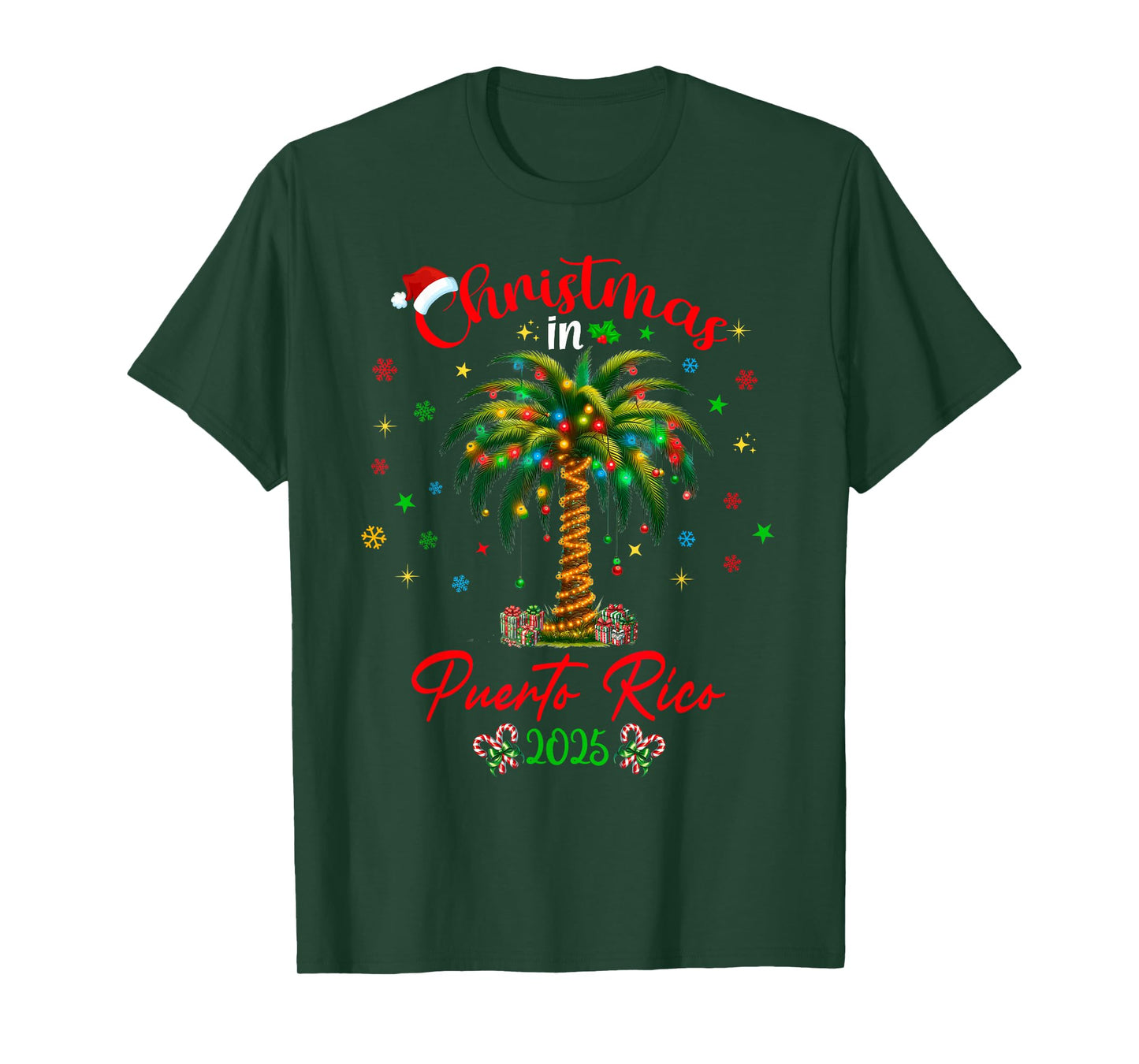 Puerto Rico Christmas Trip Family Reunion Tropical T-Shirt