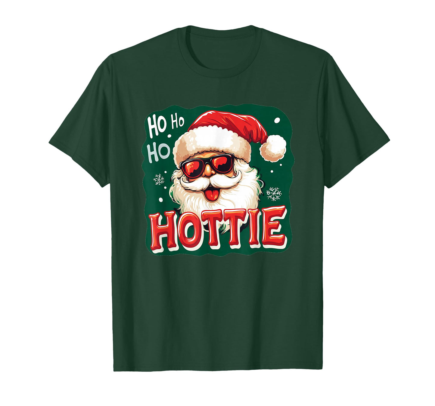 Funny Hottie Santa Claus for Naughty Christmas T-Shirt