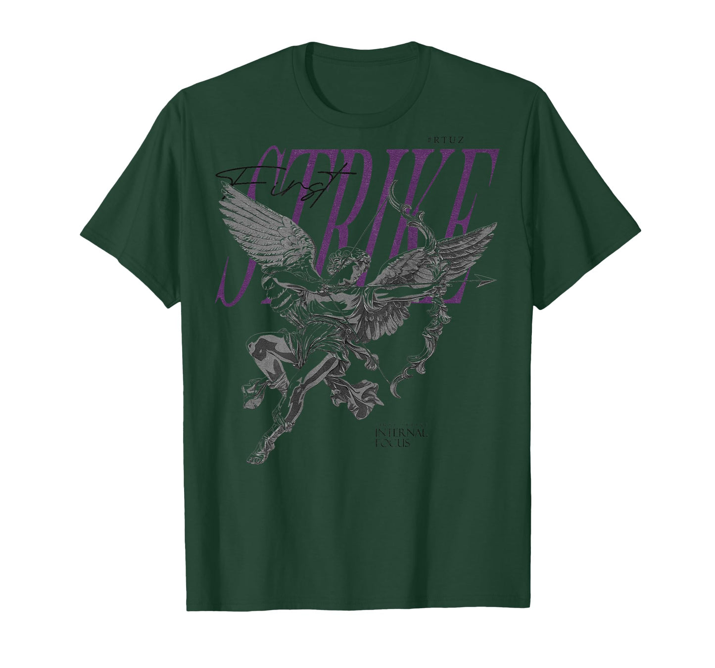 Hip Hop Vintage Edgy Urban Y2K Back Print Streetwear Angel T-Shirt