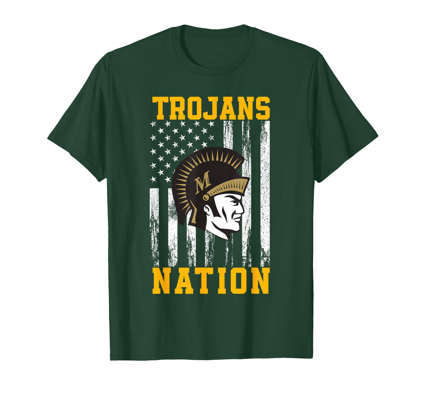 Millington Central Trojans Logo Nation HS T-Shirt
