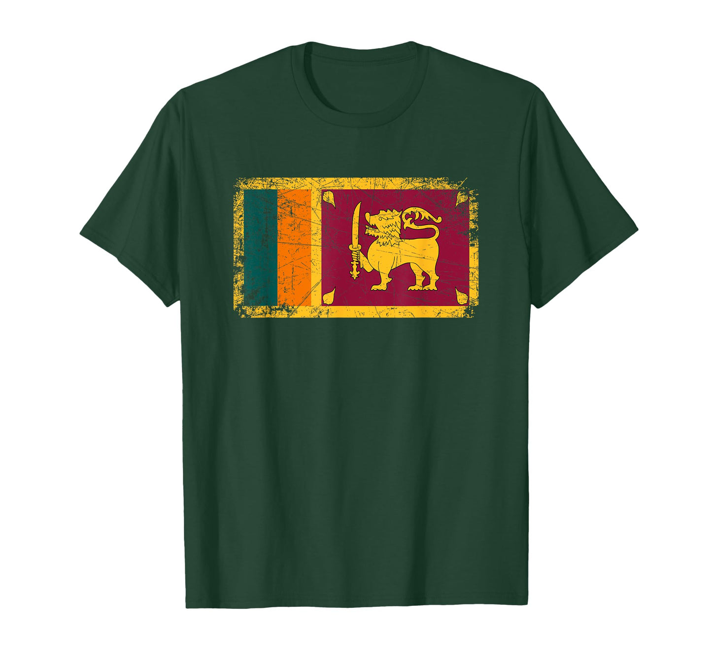 Vintage Made In SRI LANKA SRI LANKAN Flag Gift T-Shirt