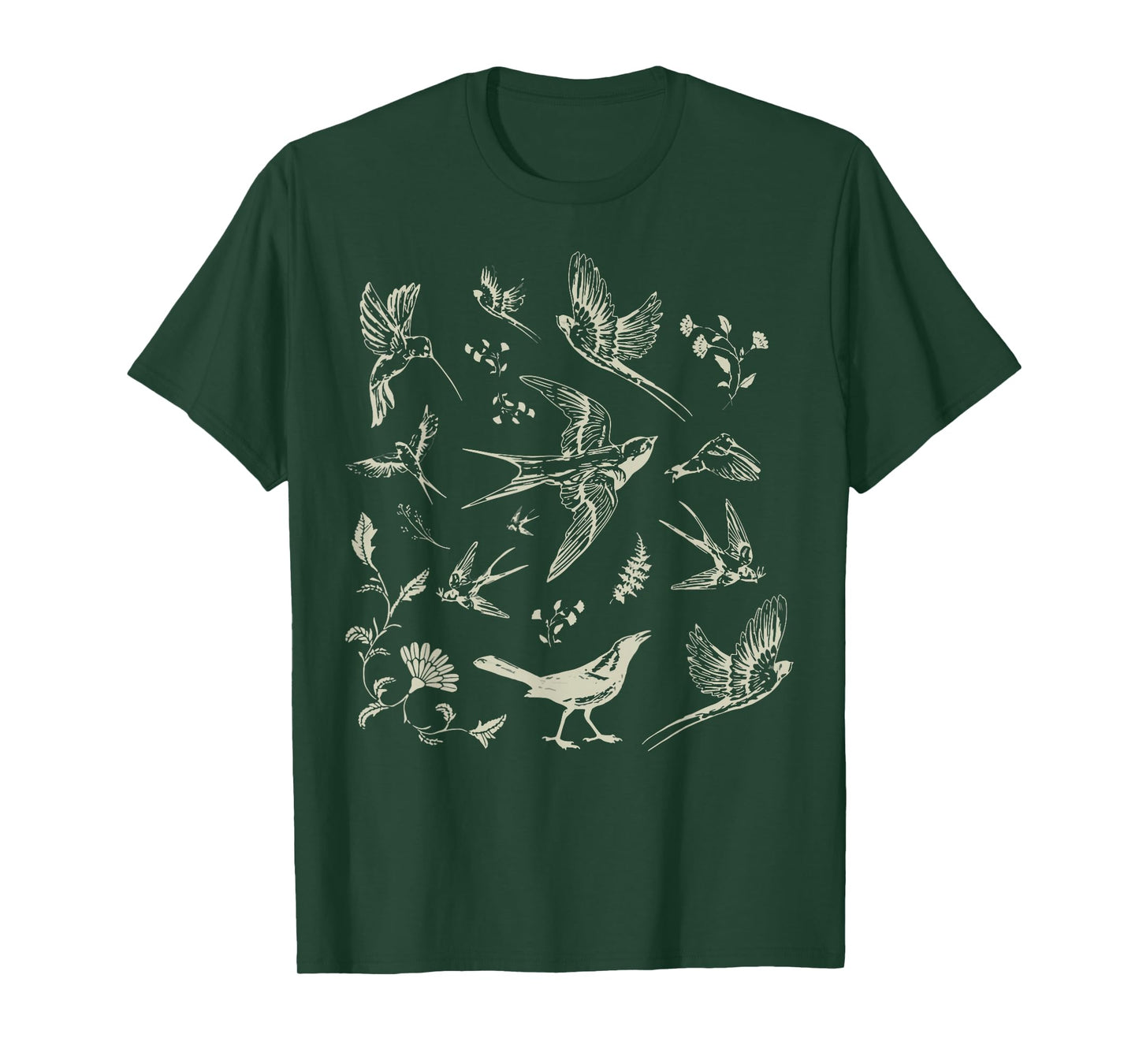 Vintage Bird Lover Birding Bird Watching Birder Bird Watcher T-Shirt