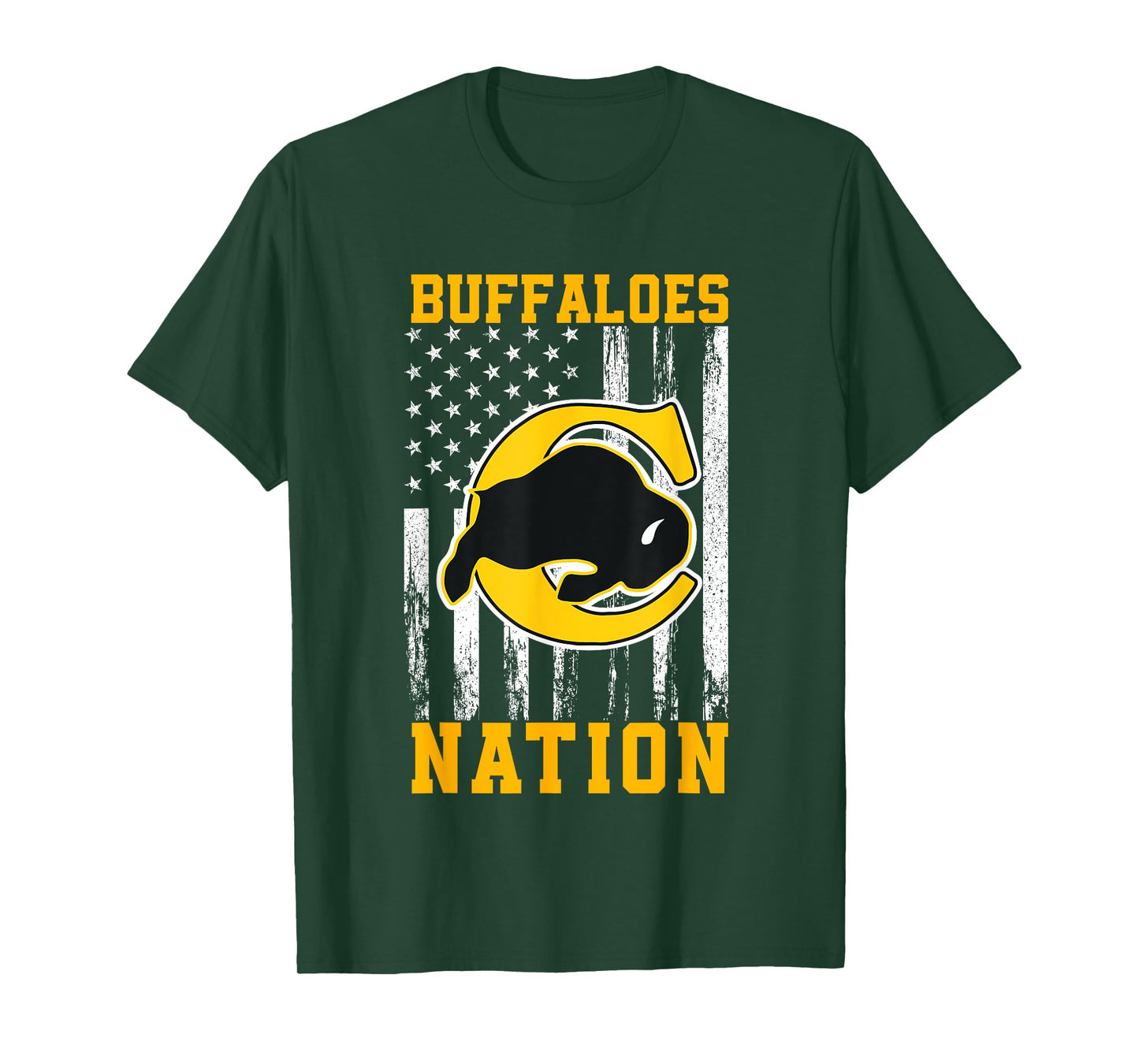 Caliche Buffaloes Logo Nation HS T-Shirt