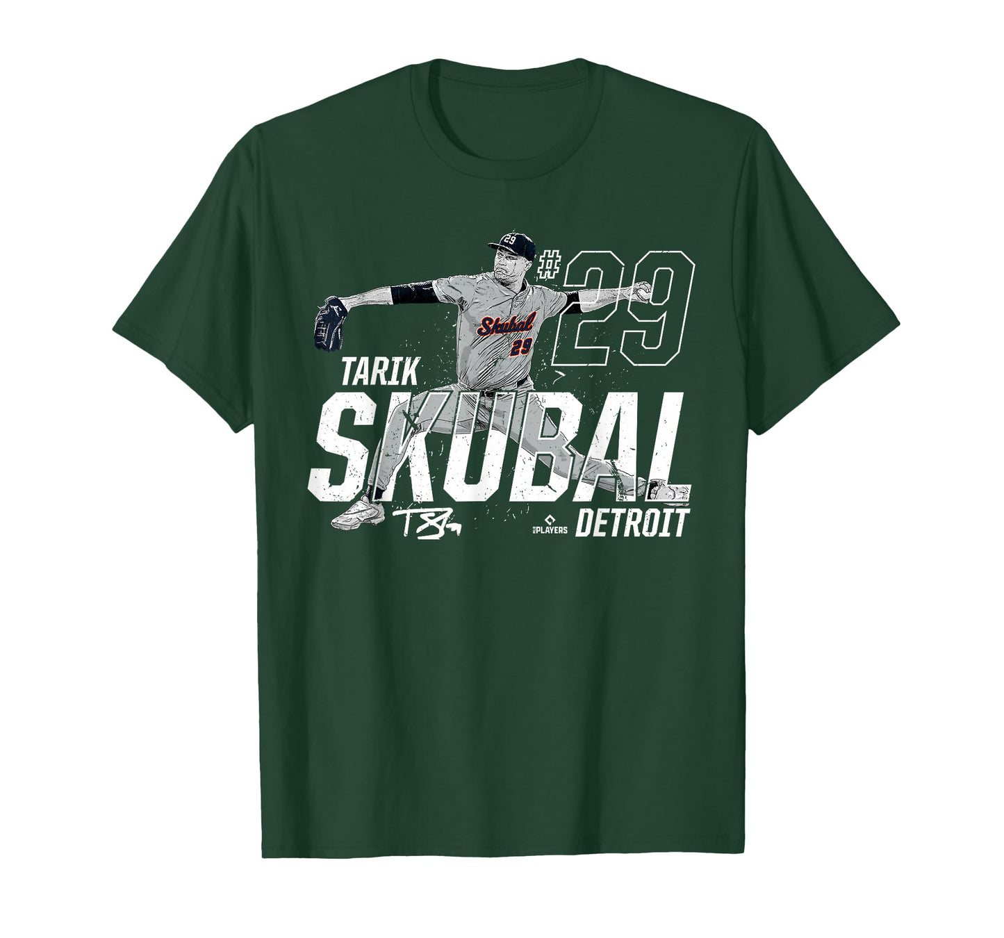 Dynamic Pose Tarik Skubal Detroit Baseball MLBPA T-Shirt