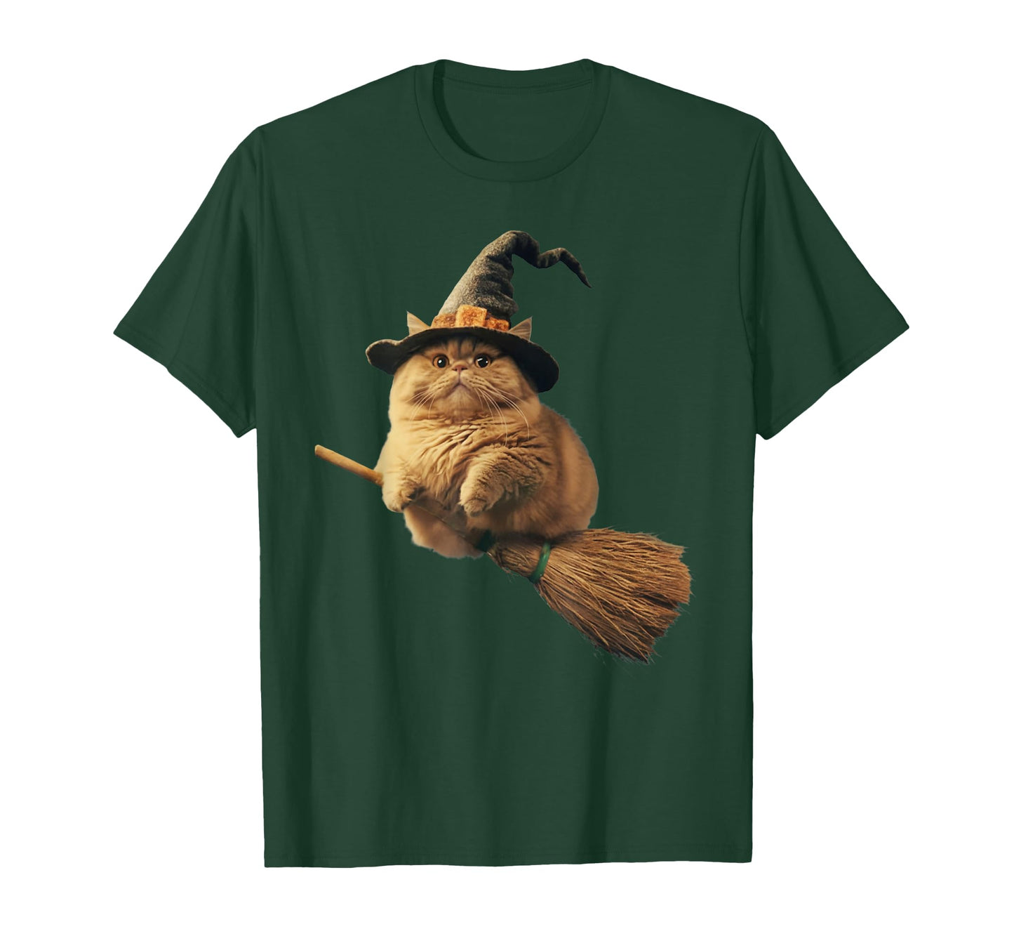 Vintage 90s Wizard Cat Weird Funny Halloween Cat Meme T-Shirt