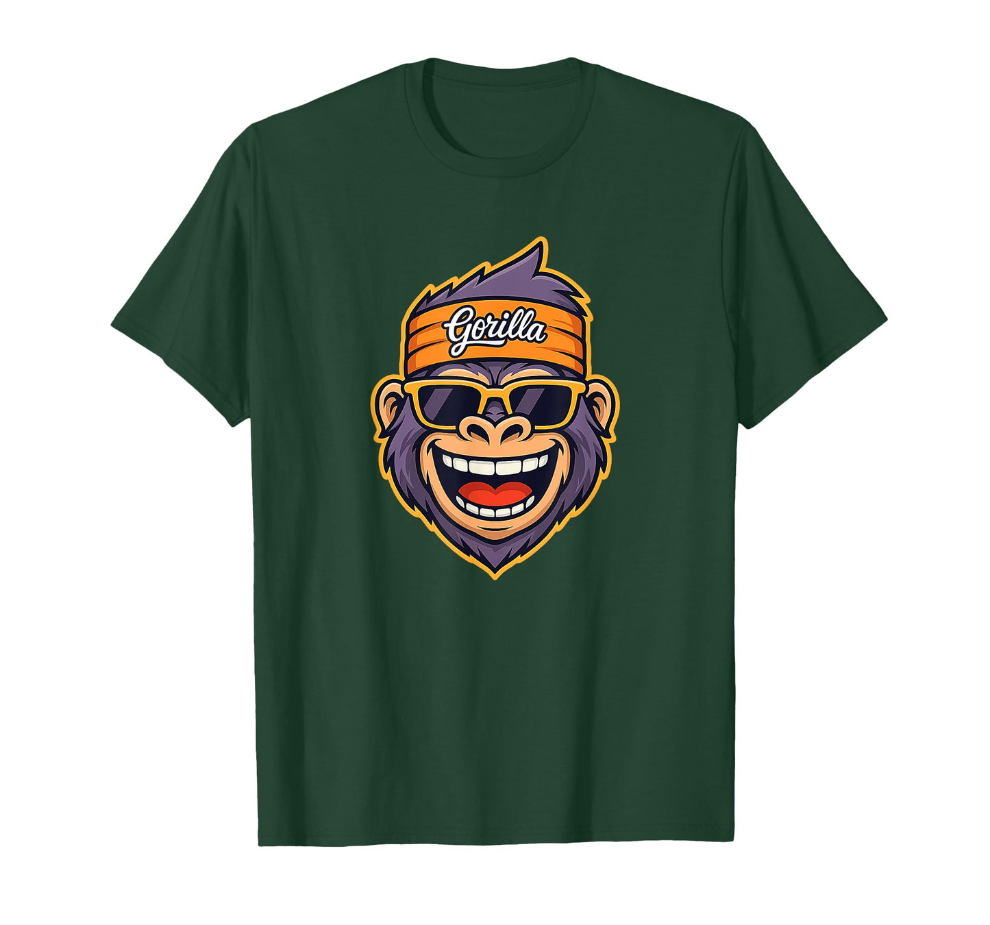 Funny Jolly Funky Gorilla Gym Lover Modern Kids Men Women T-Shirt