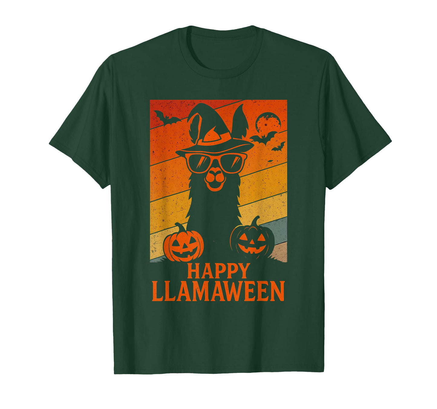 Happy Llamaween Funny Halloween Llama Costume Alpaca T-Shirt