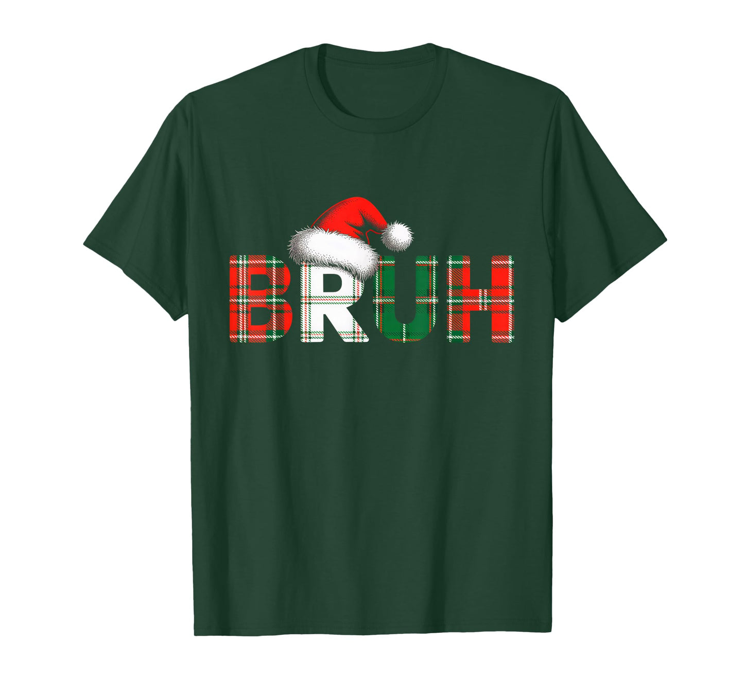 Bruh Funny Christmas Meme Xmas Teens Boys Kids Xmas Pajamas T-Shirt