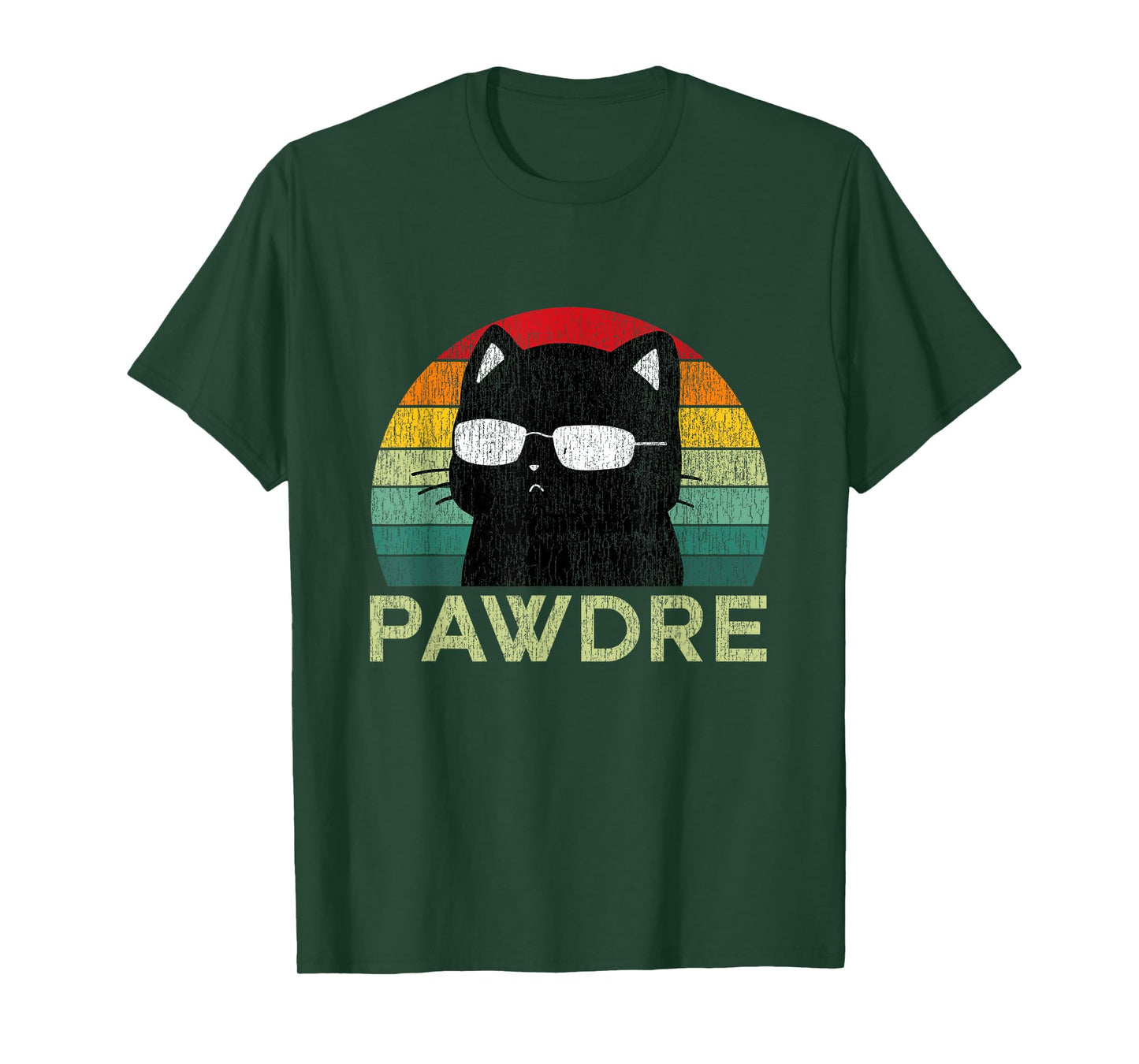 Pawdre Cat Dad Funny Cat Lover Best Cat Dad Ever T-Shirt