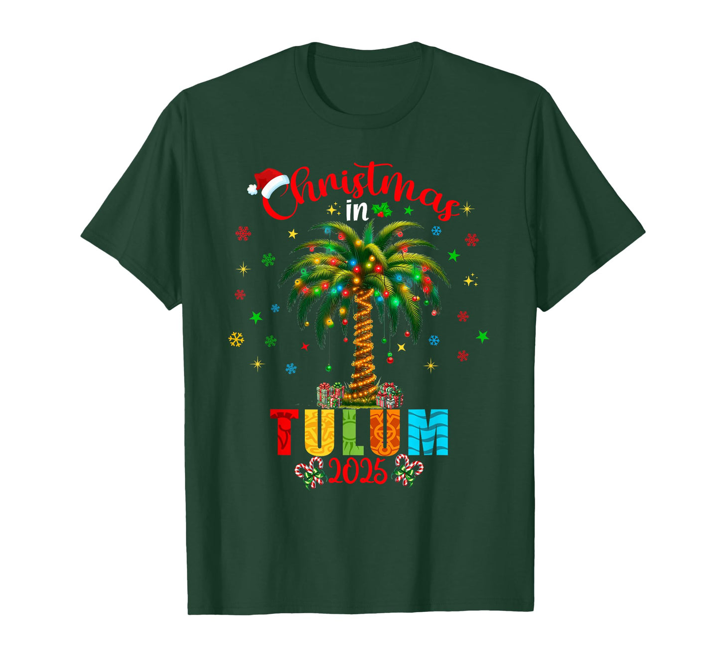 Mexico Cancun Cabo Christmas Trip Family Reunion Tropical T-Shirt
