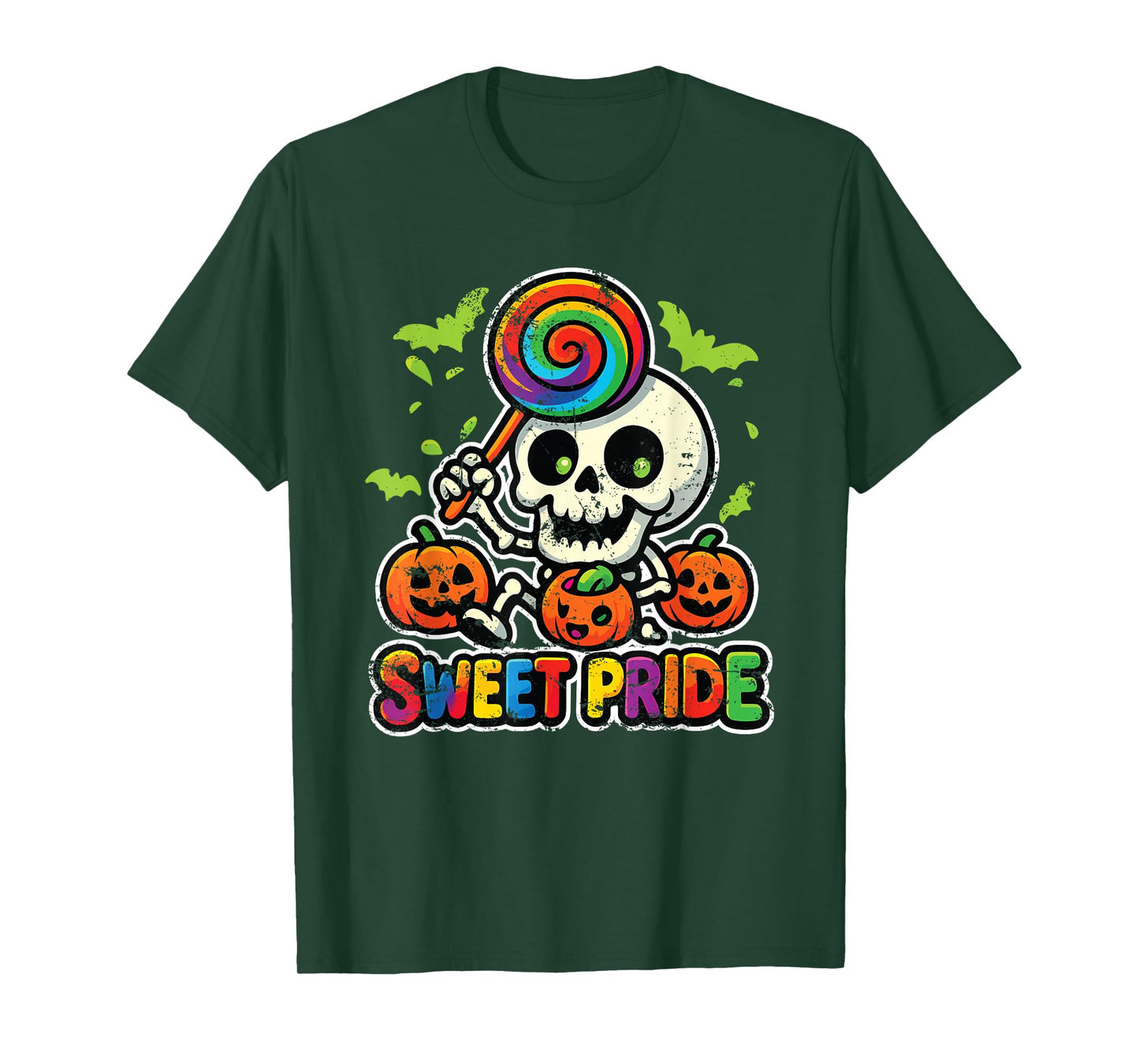 Sweet Pride Rainbow Skeleton T-Shirt
