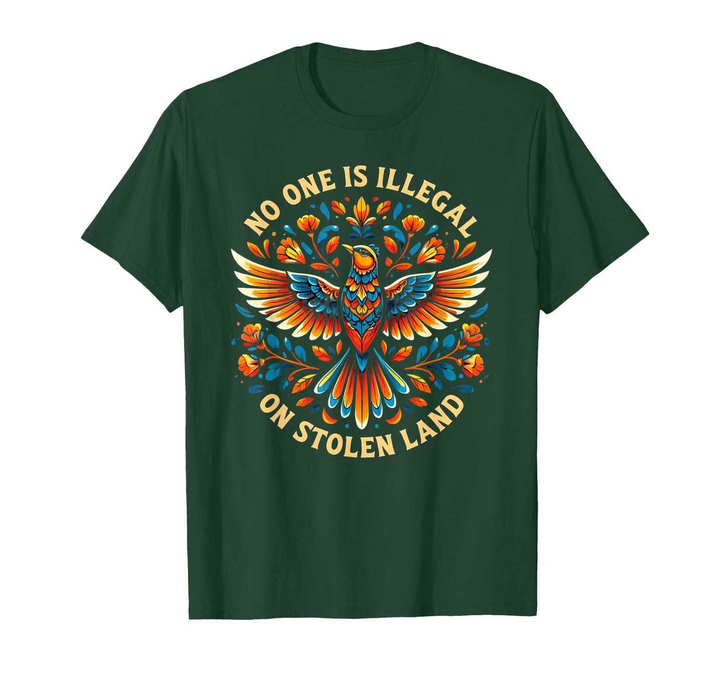 Know One is Illegal On Stolen Land Native Americans Vintage T-Shirt