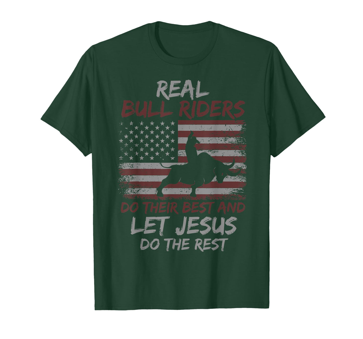 Christian Bull Riding T-Shirt Bull Rider & Western T-Shirt