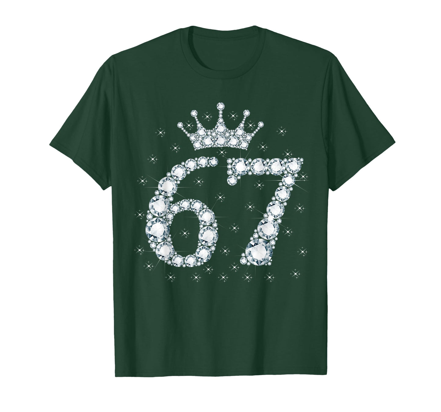67 Crown 67 Years Old Happy 67th Birthday Girl Women T-Shirt