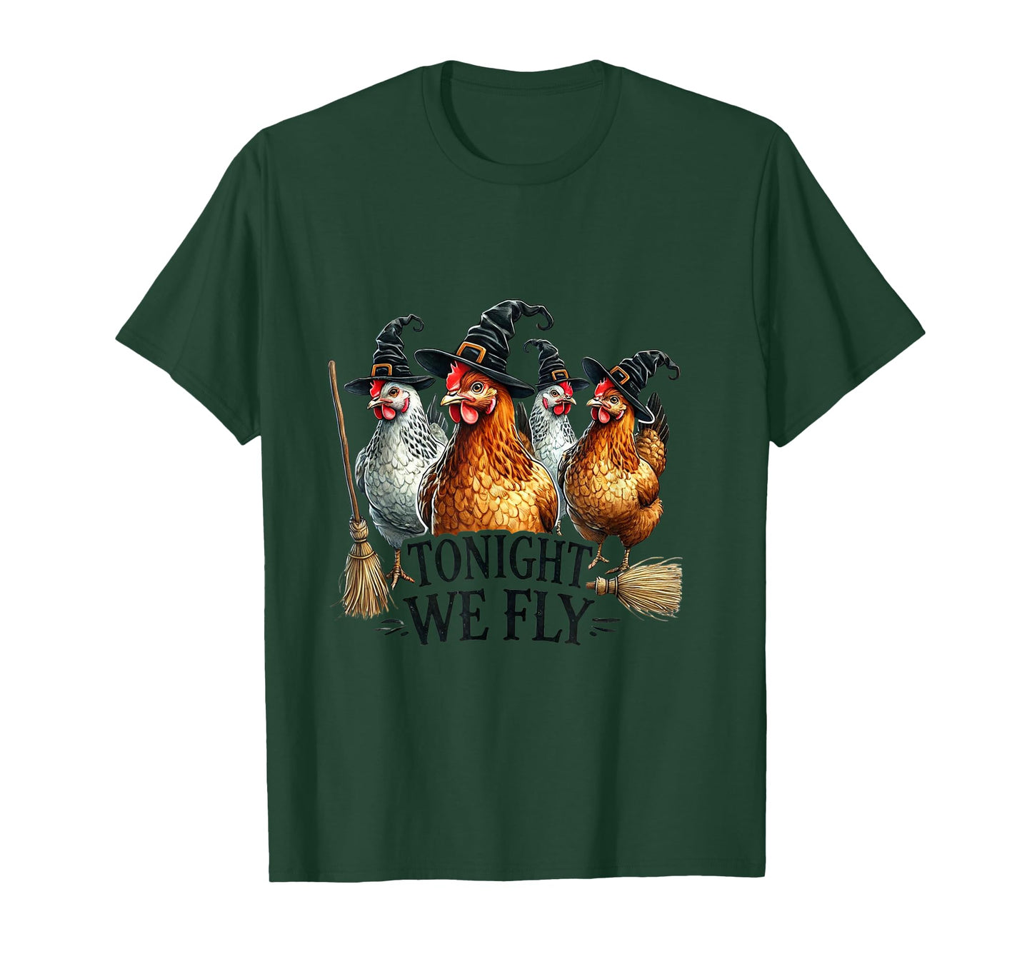 Amazing Spooky Creepy Halloween Chicken T-Shirt