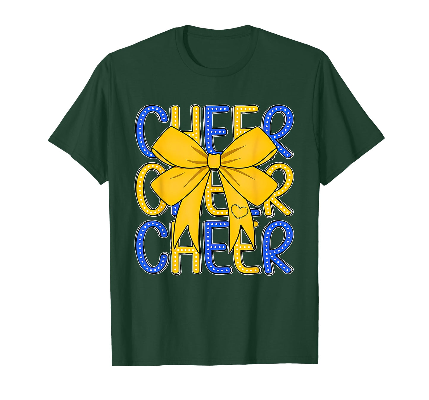 Game Day Football Coquette Bow Cheer Mom Cheer Girl T-Shirt