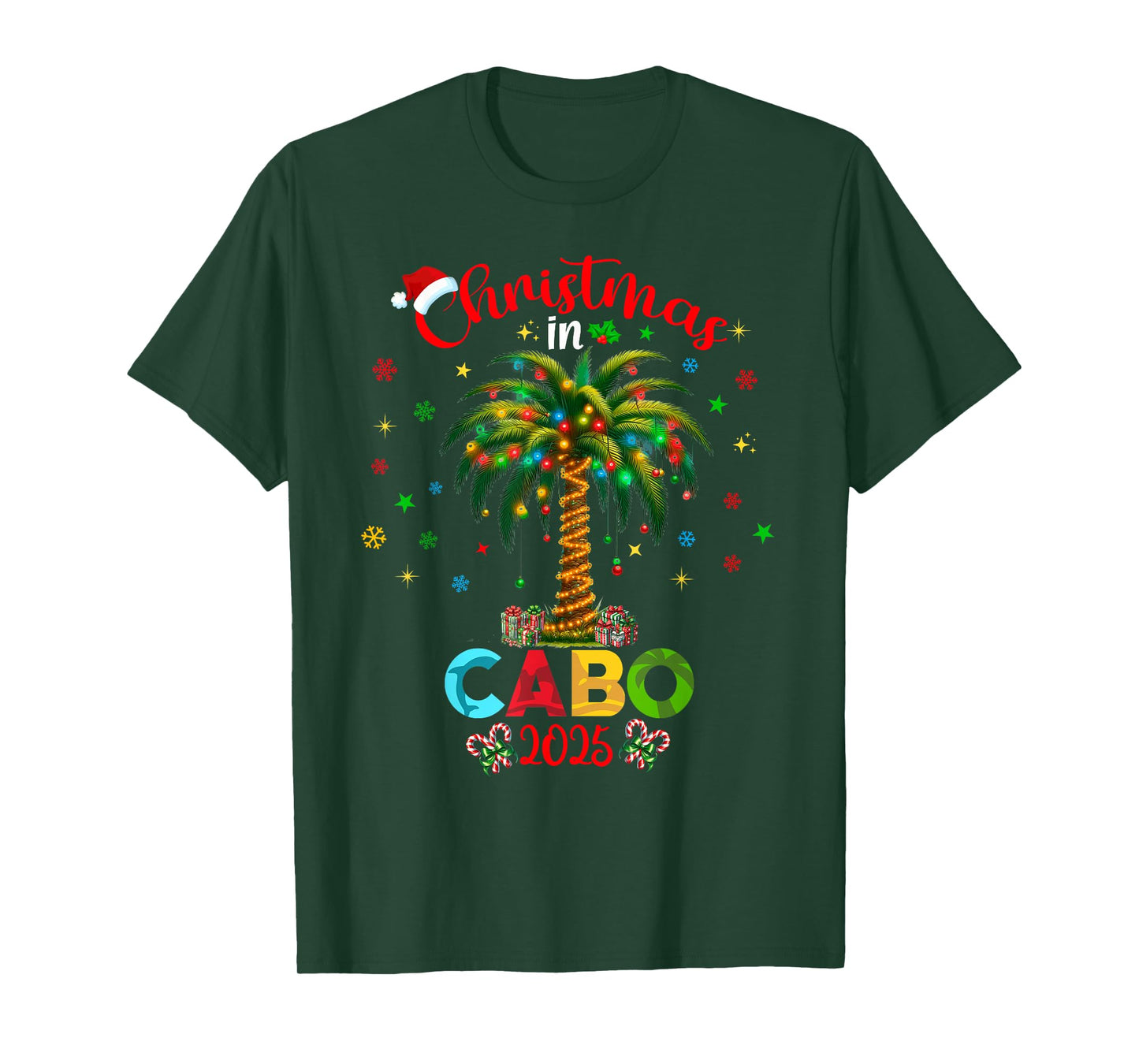 Mexico Cancun Cabo Christmas Trip Family Reunion Tropical T-Shirt