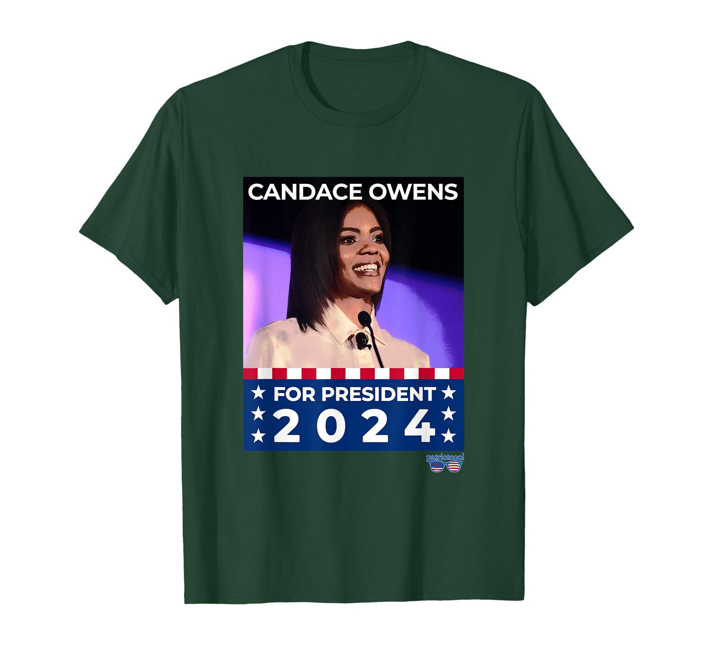 Candace Owens For President Patriotic Slogan Women Men T-Shirt