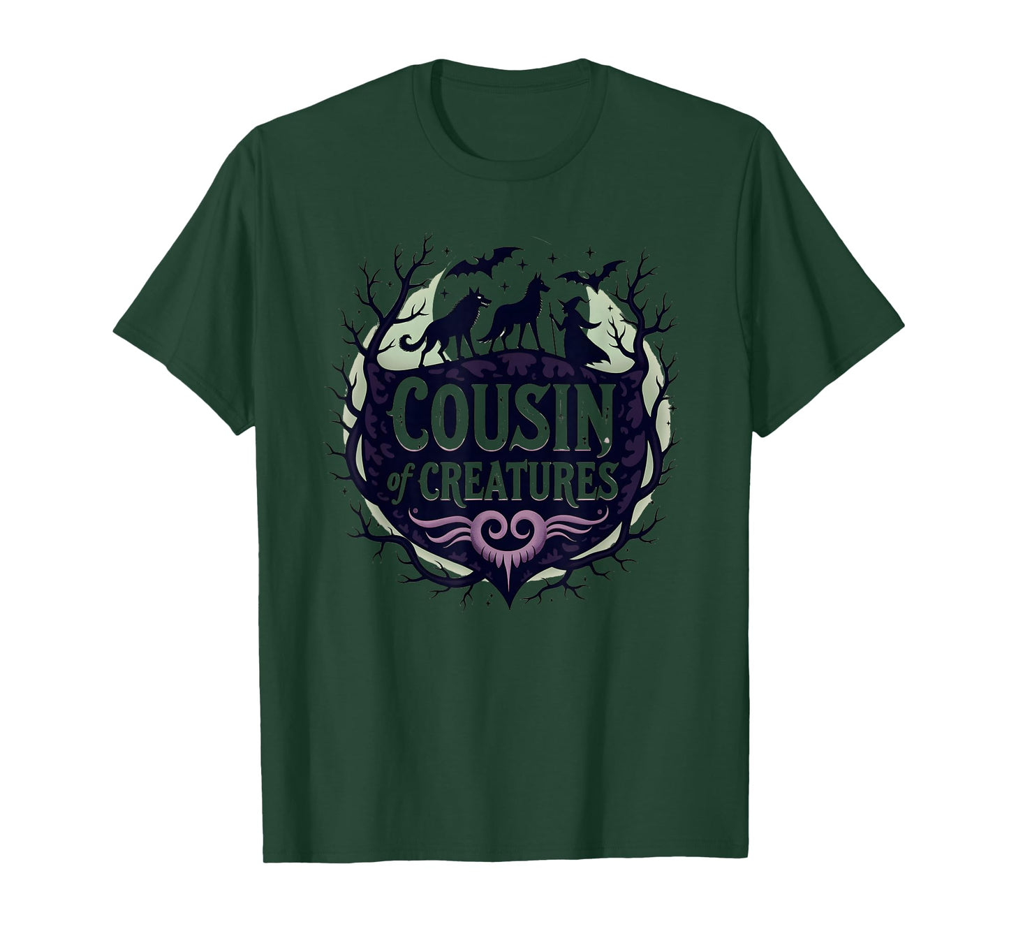 Halloween Role Cousin of Creatures Spooky Family Fun T-Shirt
