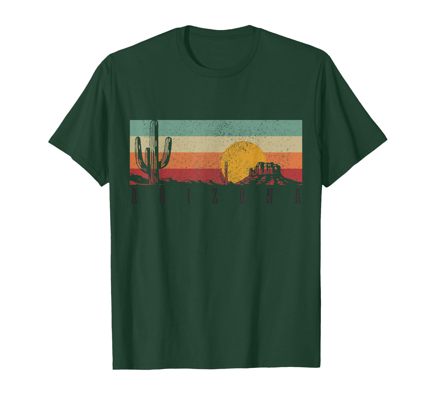 Arizona Vintage Cactus Desert Landscape Pride Souvenir T-Shirt