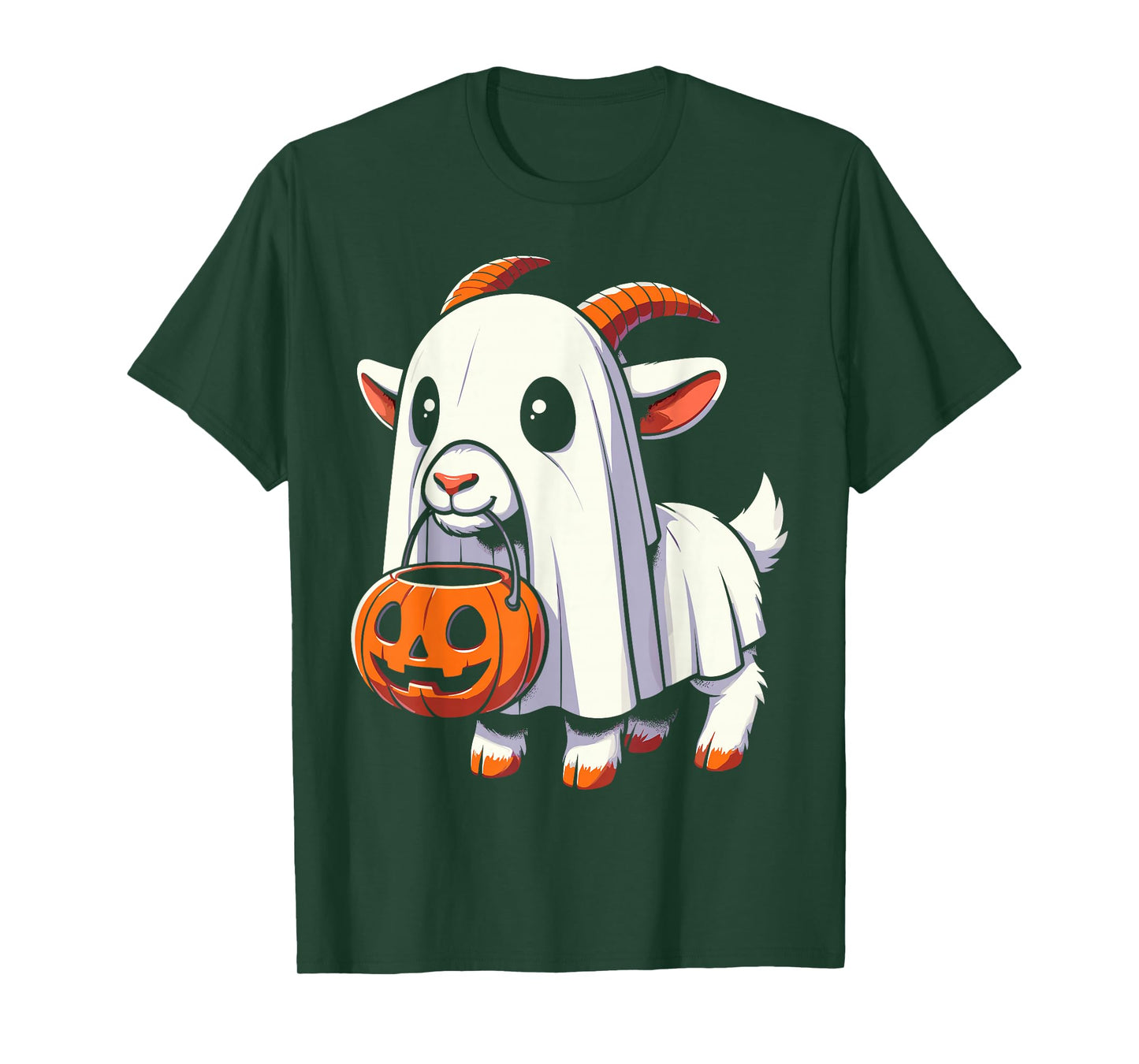 Halloween Cute Goat Ghost T-Shirt