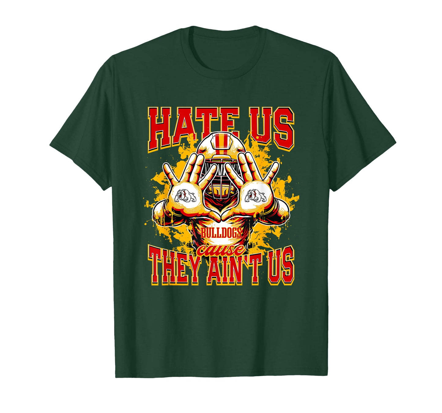 Thomasville Bulldogs Logo Hate Us Cause They Ain't HS T-Shirt