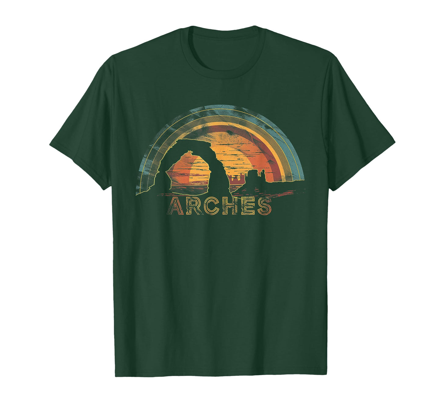 Arches - US National Park Vintage Men Women Kids Retro T-Shirt
