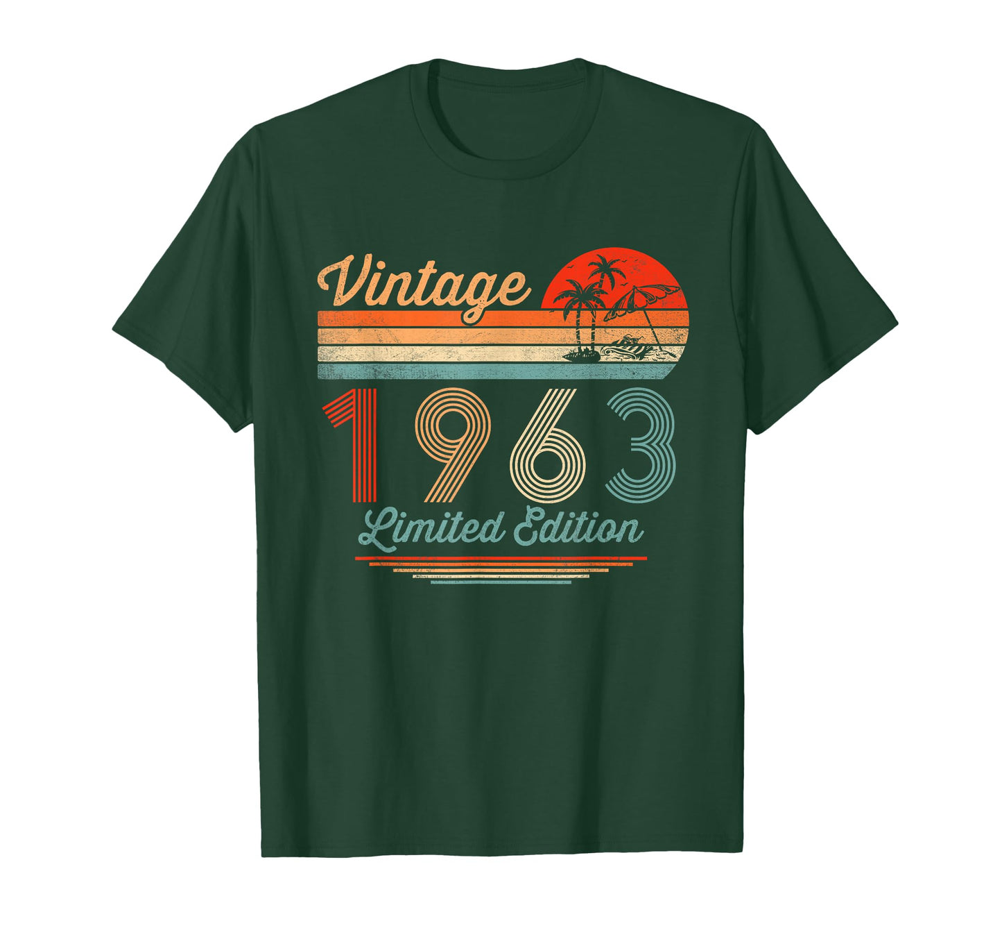 Vintage 1963 Limited Edition 62 Year Old Gifts 62nd Birthday T-Shirt