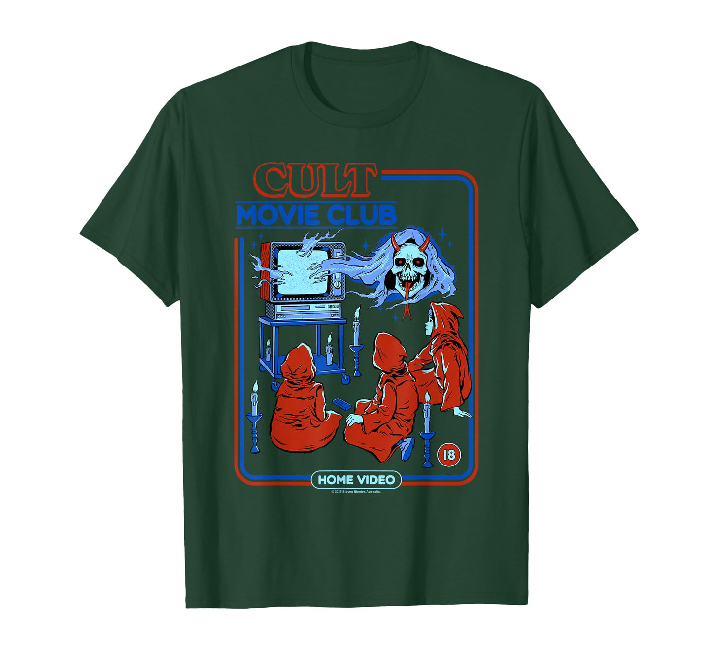 Cult Movie Club Poltergeist Retro Vintage Funny Adult Humor T-Shirt