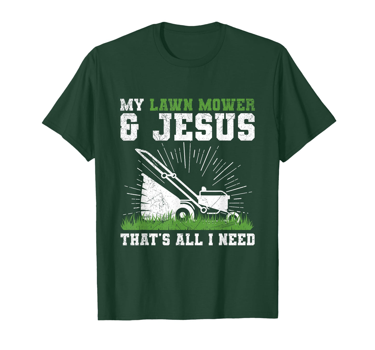 Garden Lawn Mowing Design for a Lawn Caretaker T-Shirt