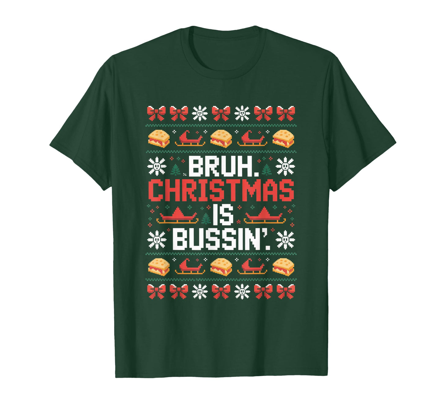 Funny Gen Alpha Gen Z Slang Funny Christmas Sweater T-Shirt