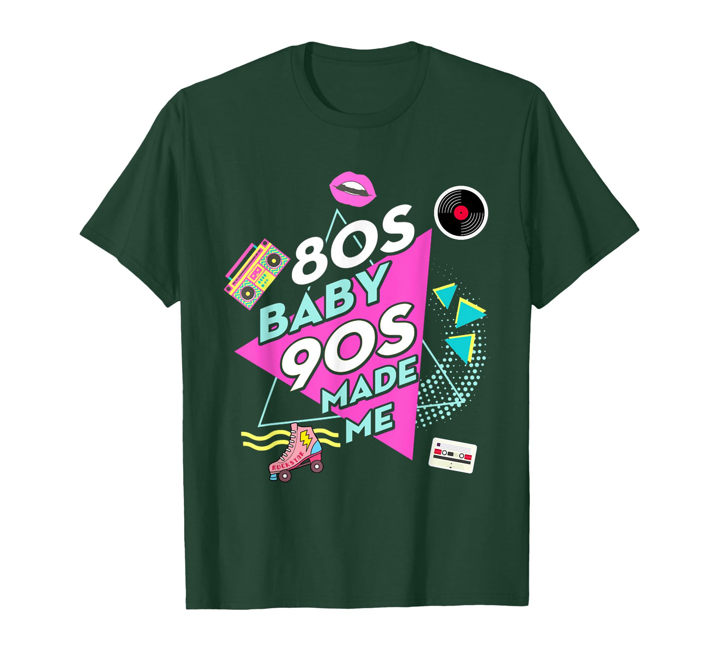 1980s 80's Baby 1990s 90's Outfit Costume Retro Party Theme T-Shirt