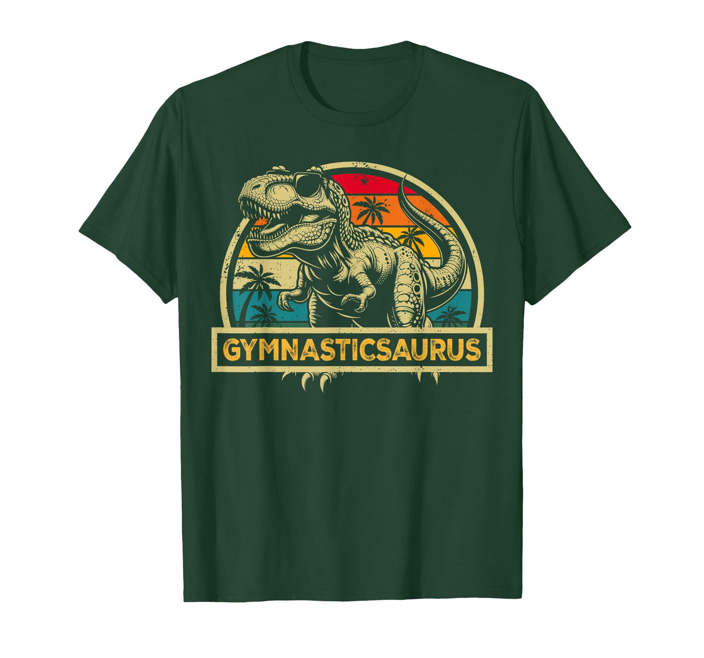 Gymnasticsaurus Dinosaur Gymnastics Saurus Family Matching T-Shirt