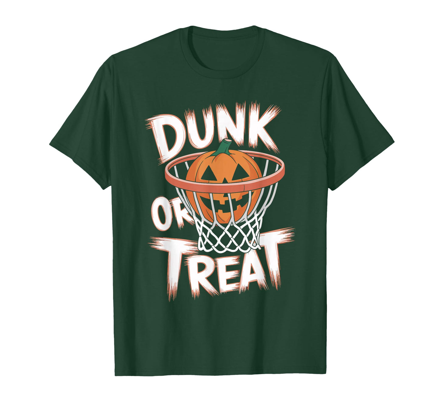 Dunk or Treat Halloween Basketball T Shirt Spooky Basketball T-Shirt