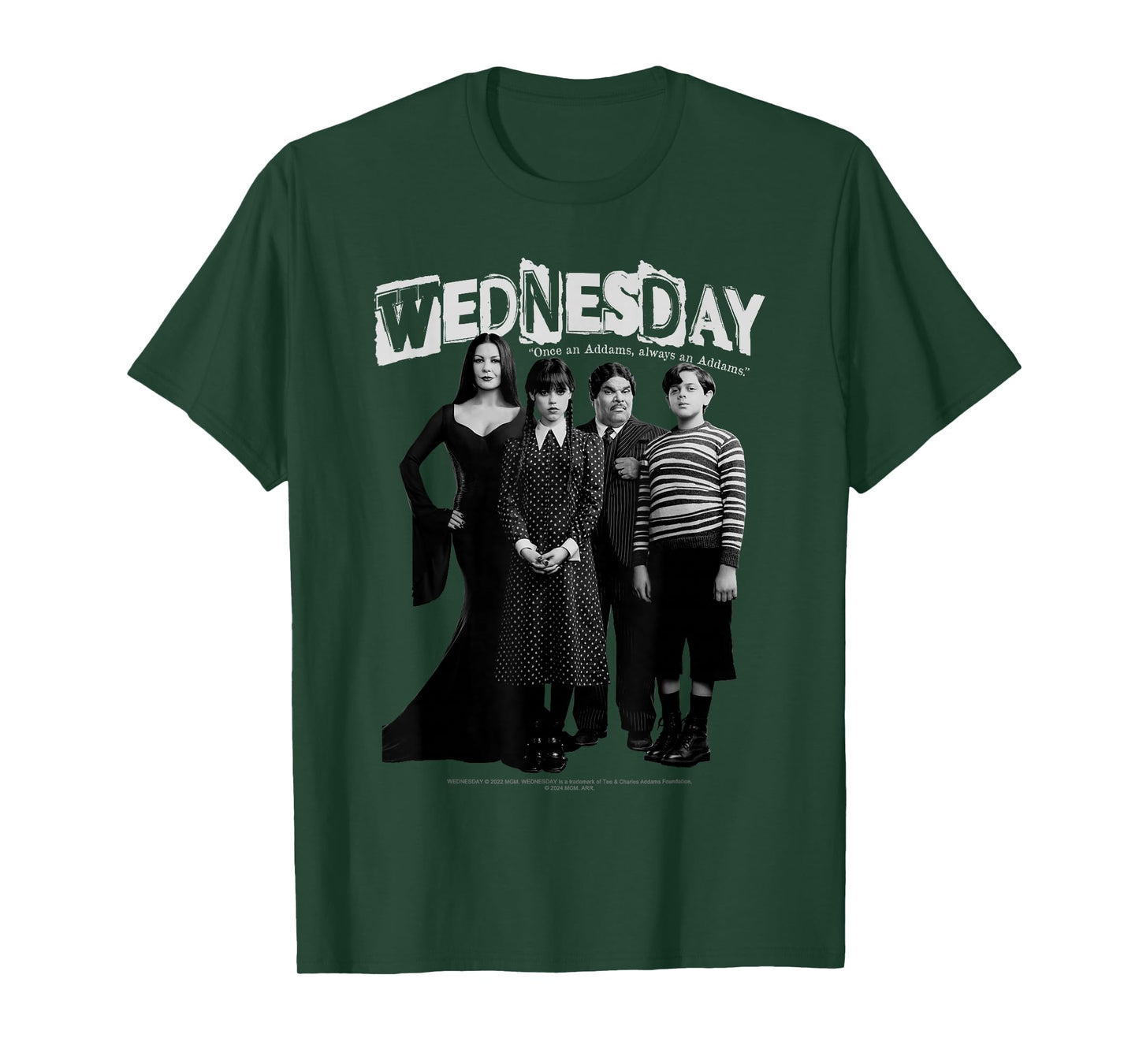 Wednesday Once An Addams Always An Addams Family Shot T-Shirt