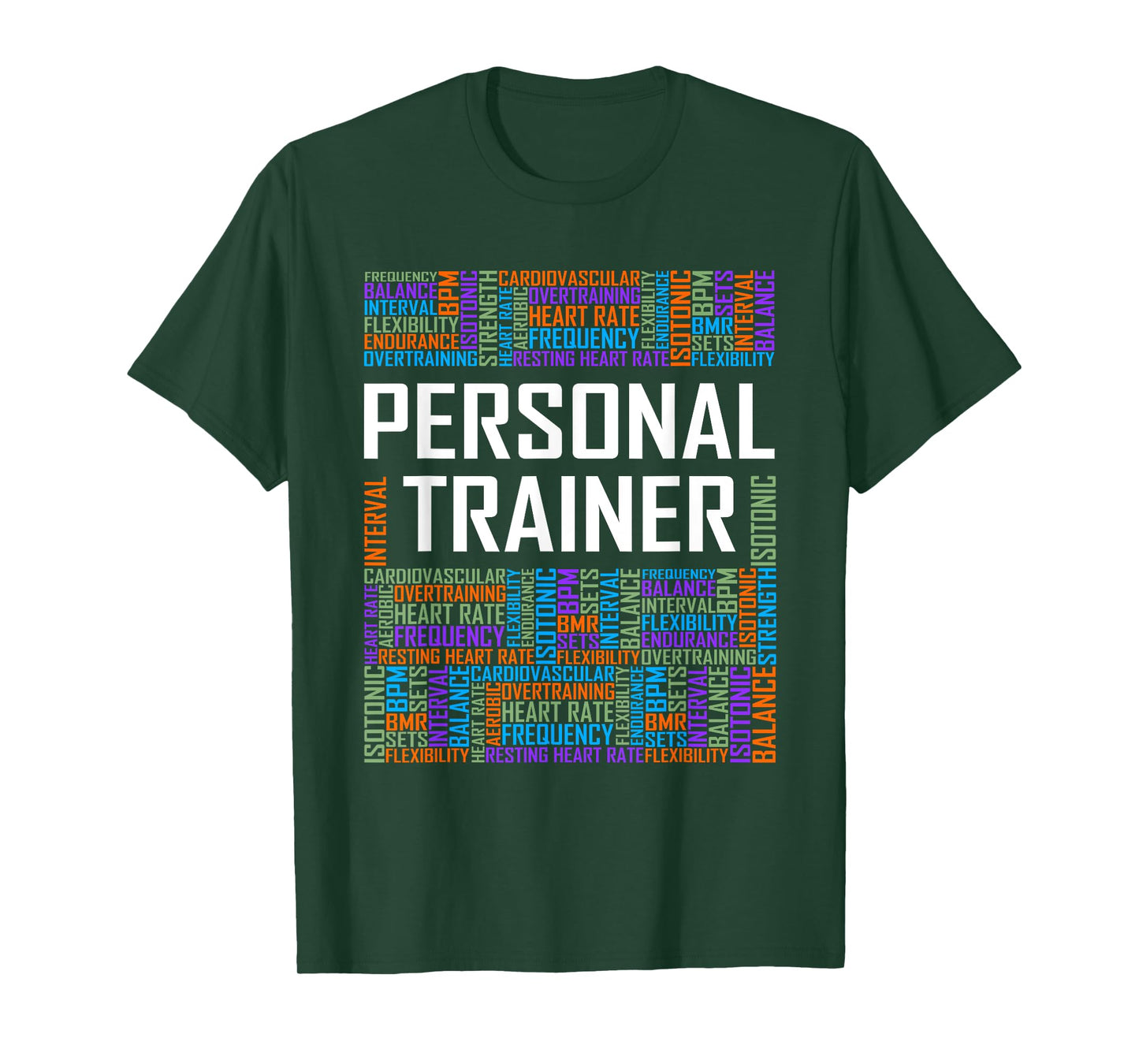 Funny Personal Trainer Words Gift Gym Coach Training Gifts T-Shirt