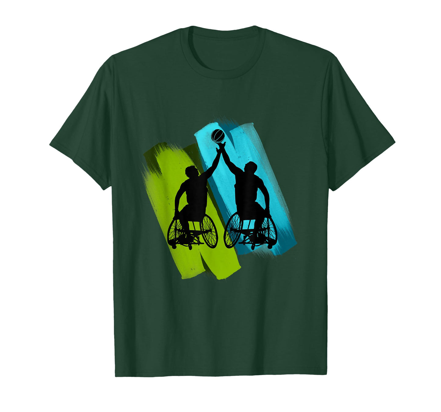 Cool Wheelchair Basketball Game T-Shirt