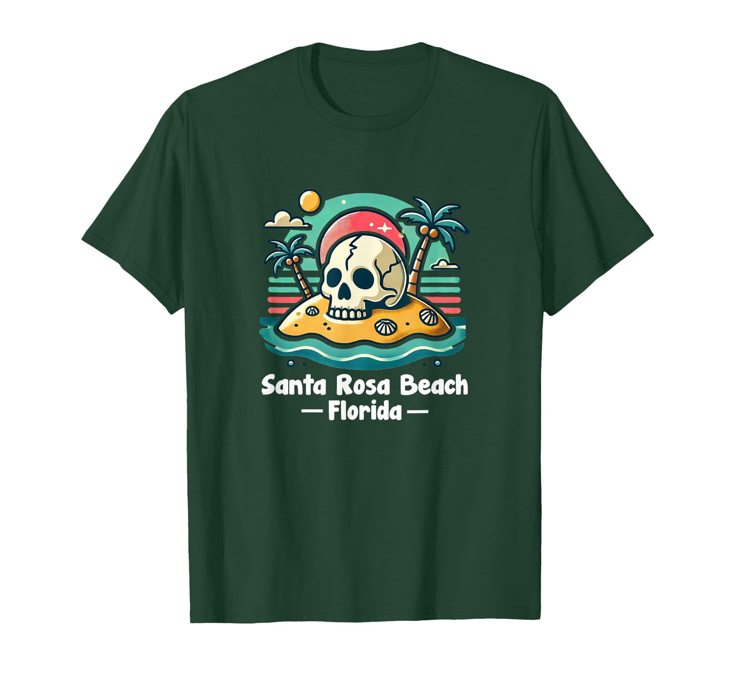 Santa Rosa Beach Florida Souvenir Walton County T-Shirt