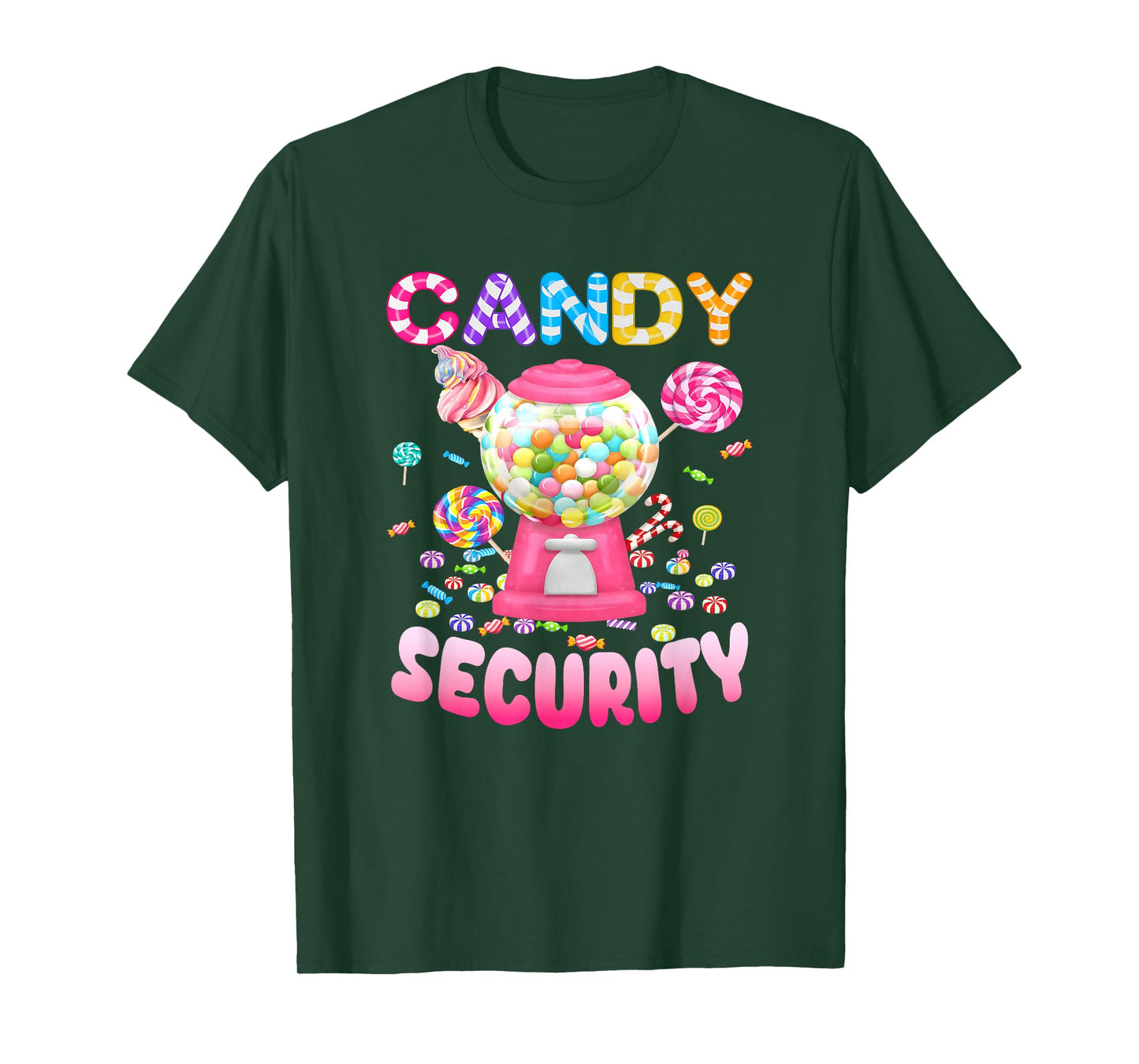 Candy-Security Candyland Costume Kids Teens Adult T-Shirt