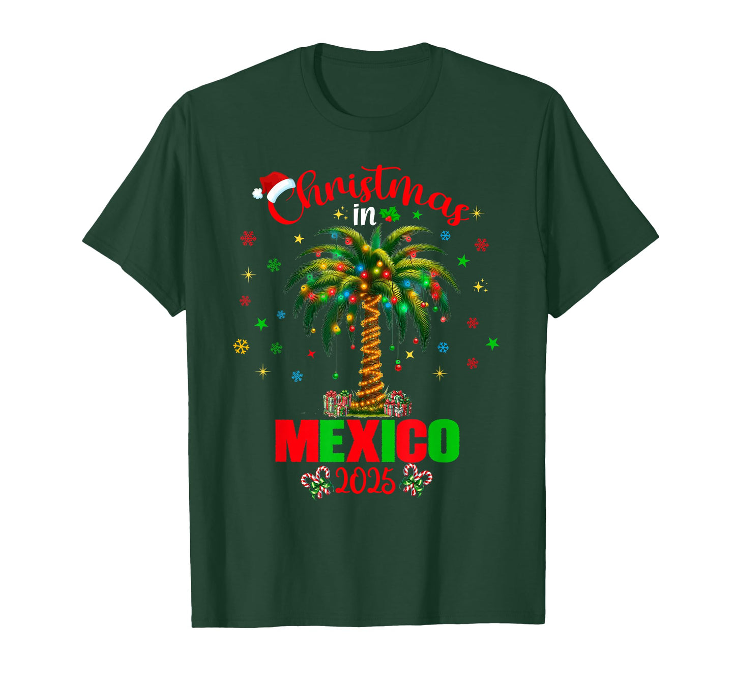 Mexico Cancun Cabo Christmas Trip Family Reunion Tropical T-Shirt