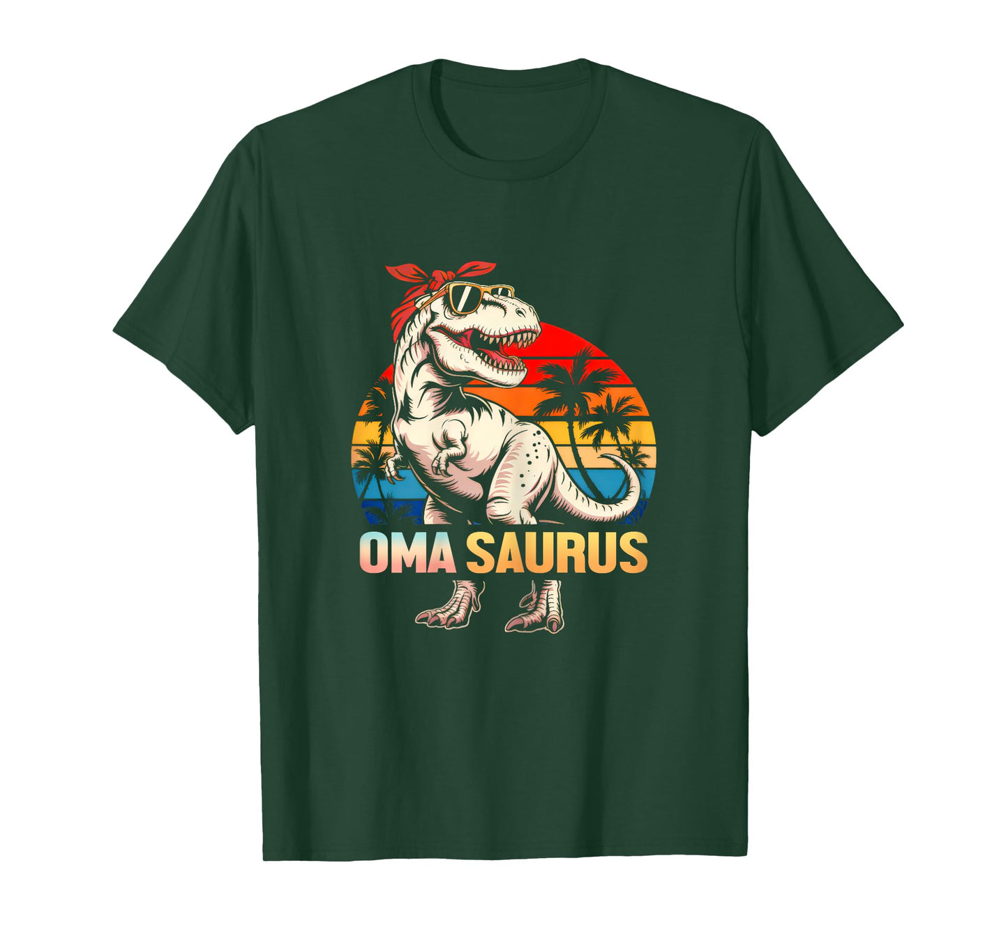 Funny Omasaurus T Rex Dinosaur Oma Saurus Oma Family Vintage T-Shirt
